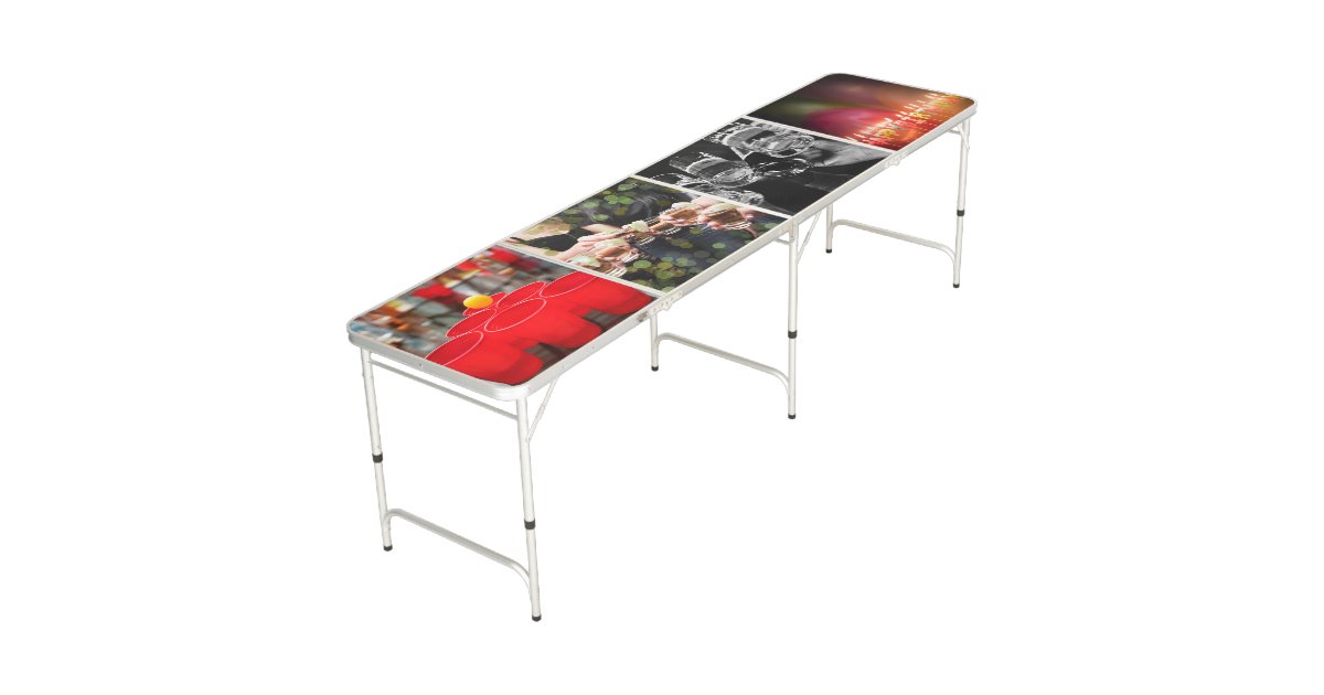 Photo Collage Beer Pong Table