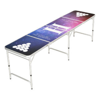 Create Your Own Party Star Galaxy Beer Pong Table