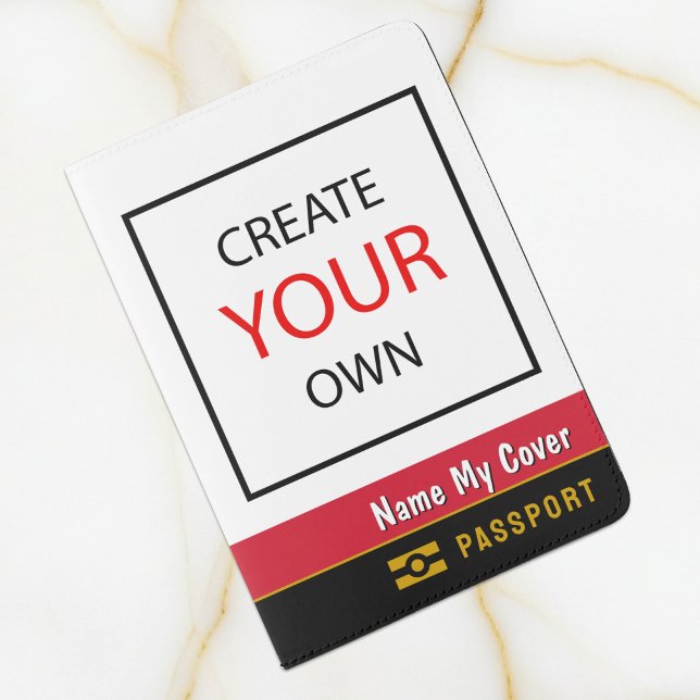 Create Your Own Passport Cover, Photo Holder (Create Your Own Passport Cover / Photo, Name Template)