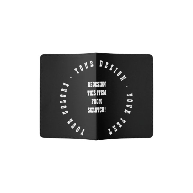 Create Your Own Passport Holder (Opened)