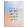 Create Your Own Pastel Motivational Quote Notebook
