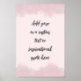 Create Your Own Pastel Motivational Quote Poster