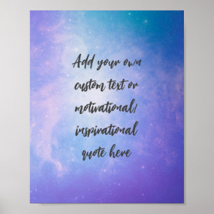 Create Your Own Pastel Motivational Quote Poster