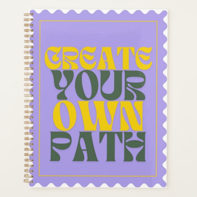 Create Your Own Path Quote Resolution Organization Planner (Front)