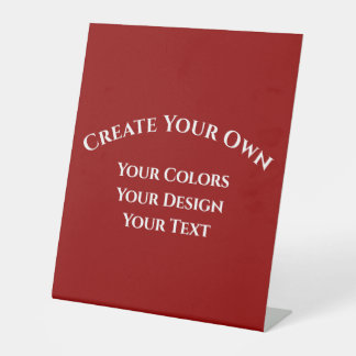 Create Your Own Pedestal Sign