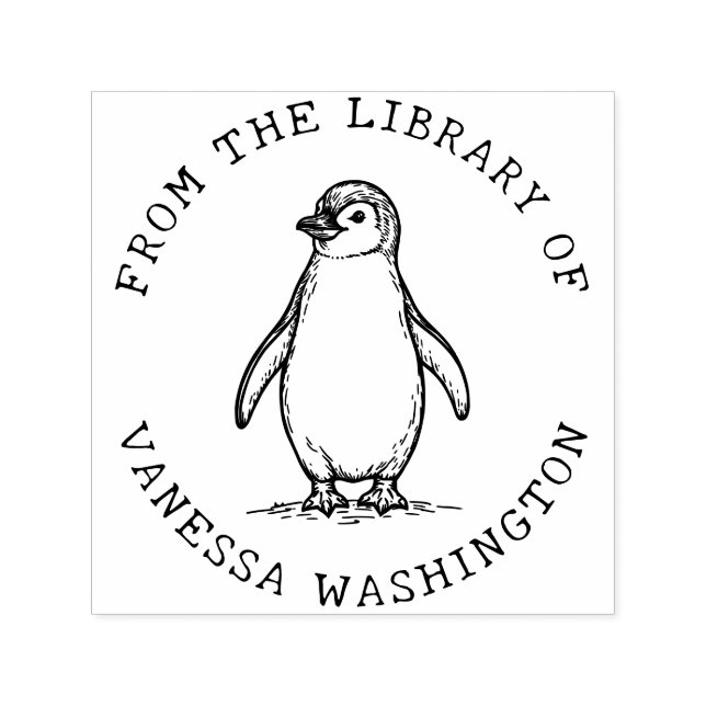 Create Your Own Penguin From the Library of Self-inking Stamp (Design)