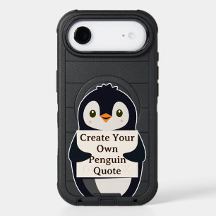 Create Your Own Penguin Quote iPhone 17 Air Case