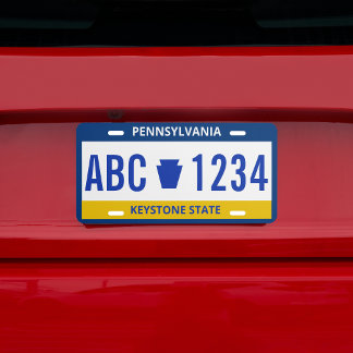 Create Your Own Pennsylvania State License Plate