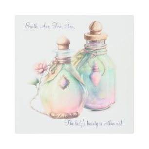 Create Your Own Perfume Bottles Metal Print