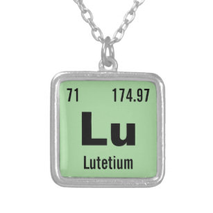 Create your own Periodic Table of the Elements Silver Plated Necklace