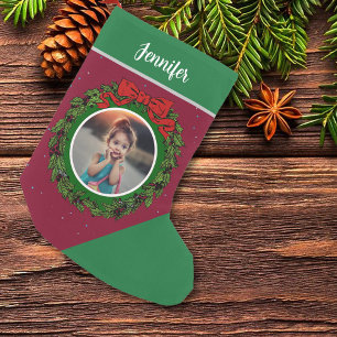 Create your own personal Christmas photo Small Christmas Stocking