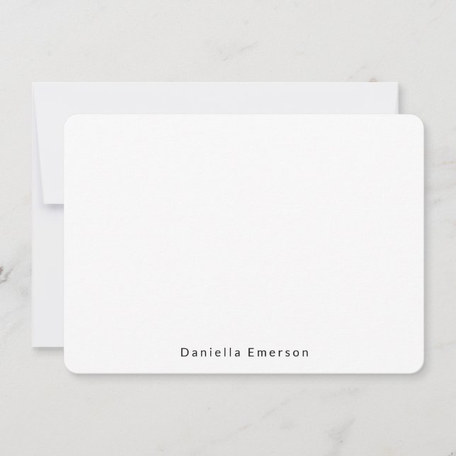 Create Your Own Personal Note Card (Front)