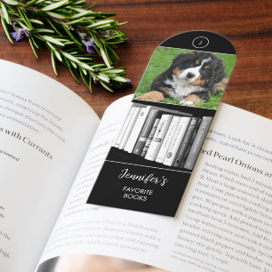 Create your own personal photo monogrammed bookmarks