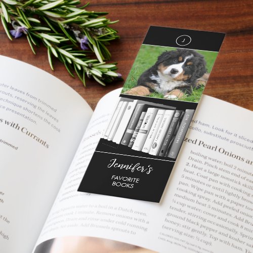 Create your own personal photo monogrammed bookmarks