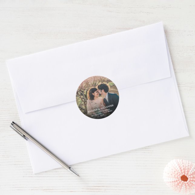 Create your own personal photo Wedding seals roll (Envelope)