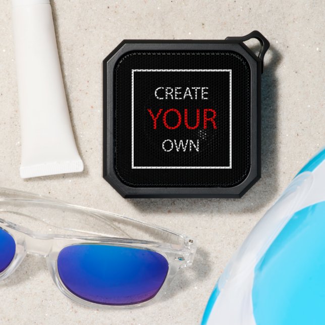 Create Your Own - personalised, modern / Custom Bluetooth Speaker (Insitu(Beach))