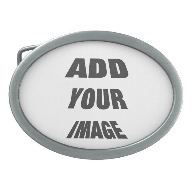 Create Your Own Personalised Oval Belt Buckle Temp (Front)