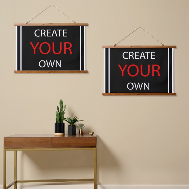 Create Your Own - personalised Set / Landscape Hanging Tapestry (Asymmetrical)