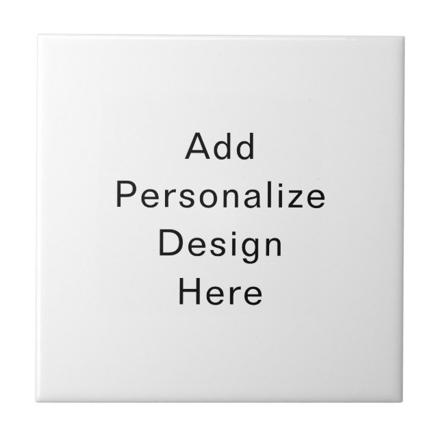 create your own personalize (4.25" x 4.25") ceramic tile (Front)