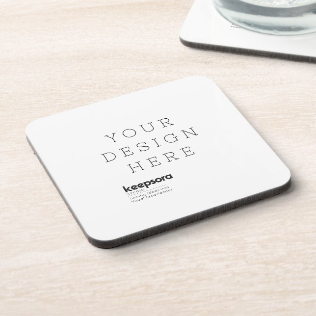 Create Your Own Personalize Beverage Coaster (Left Side)