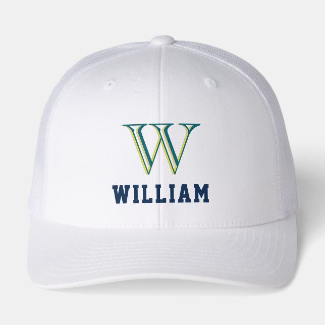 Create Your Own Personalize Branded Monogram Cap (Front)