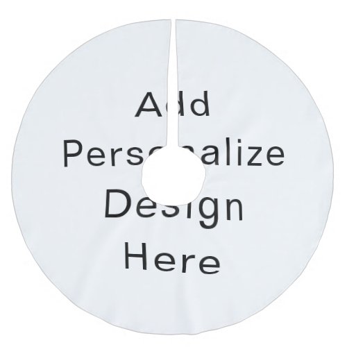 create your own personalize brushed polyester tree skirt