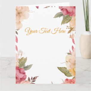 Create Your Own personalize Card