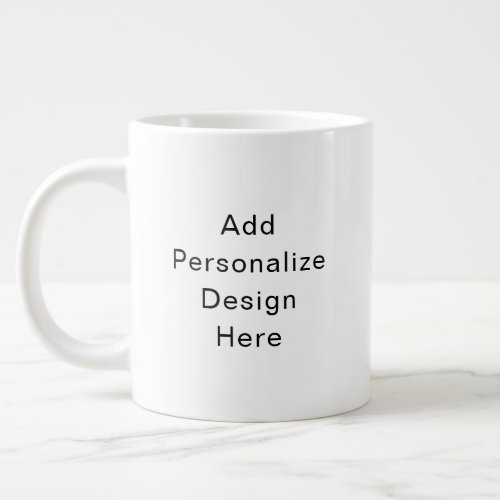 create your own personalize giant coffee mug
