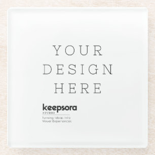 Create Your Own Personalize Glass Coaster