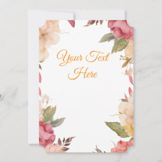 Create Your Own personalize Holiday Card