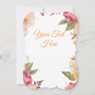 Create Your Own personalize Holiday Card