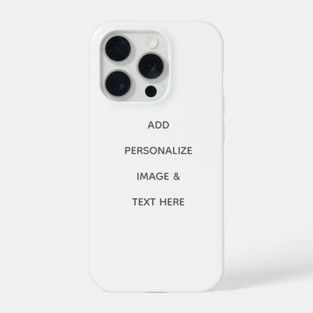 Create Your Own Personalize iPhone Case (Back)