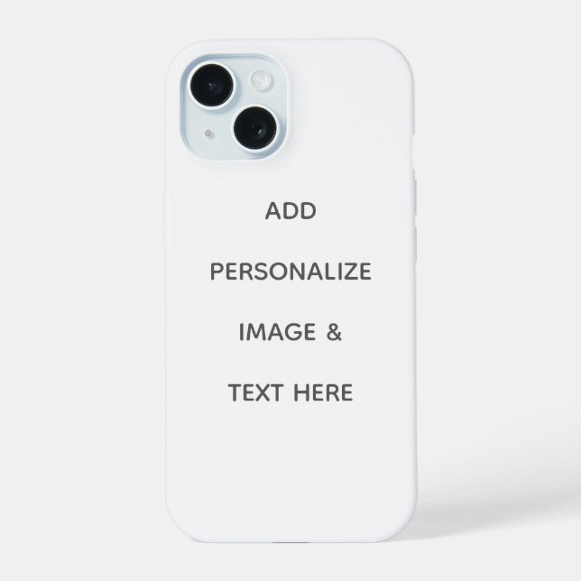 Create Your Own Personalize Iphone Case (Back)