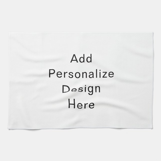 create your own personalize kitchen towel (Horizontal)