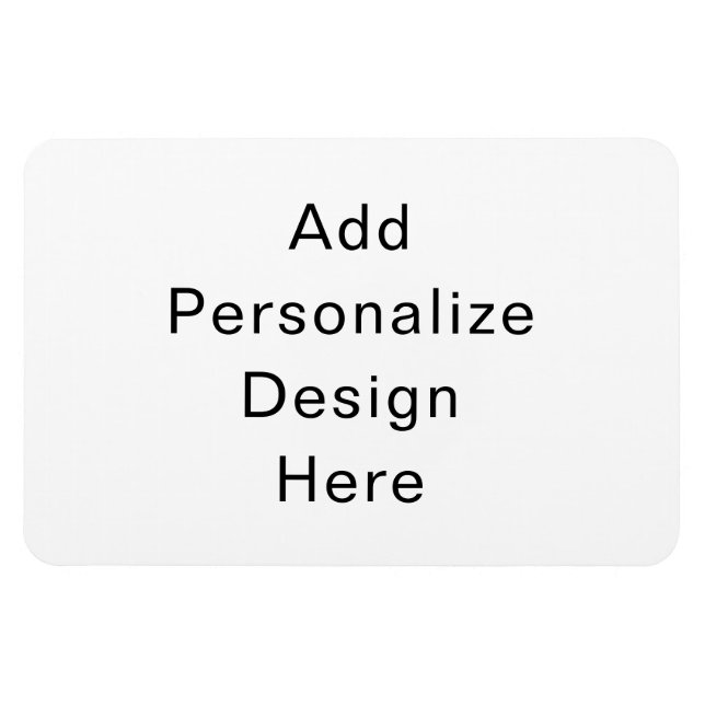 create your own personalize  Large Trinket Tray Magnet (Horizontal)