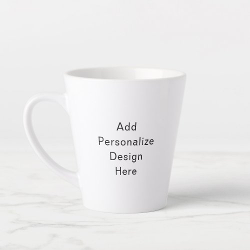 create your own personalize latte mug