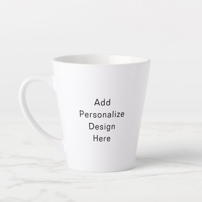 create your own personalize latte mug (Left)