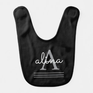 Create Your Own Personalize Monogram Baby Bib