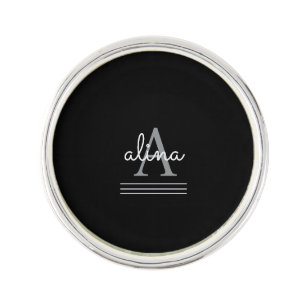 Create Your Own Personalize Monogram Lapel Pin