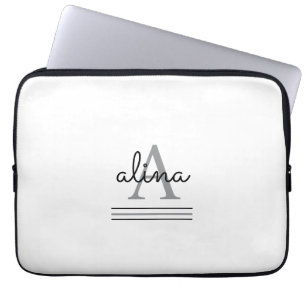 Create Your Own Personalize Monogram Laptop Sleeve