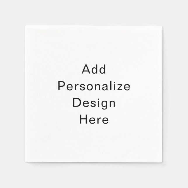create your own personalize napkins (Front)