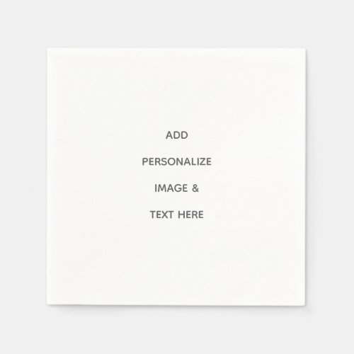 Create Your Own Personalize Napkins