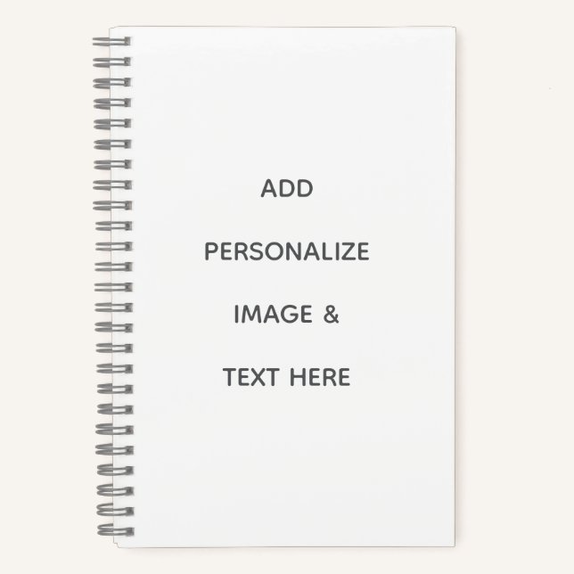 Create Your Own Personalize Notebook (Front)