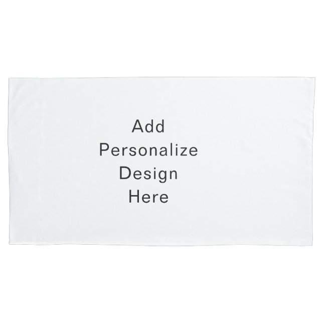 create your own personalize Pair of King Size Pillow Case (Front-Left)