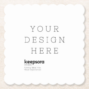 Create Your Own Personalize Paper Coaster