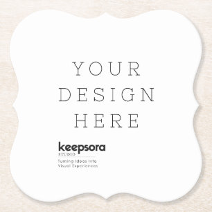 Create Your Own Personalize Paper Coaster