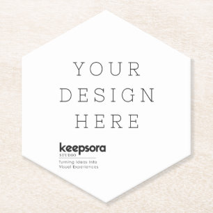 Create Your Own Personalize Paper Coaster