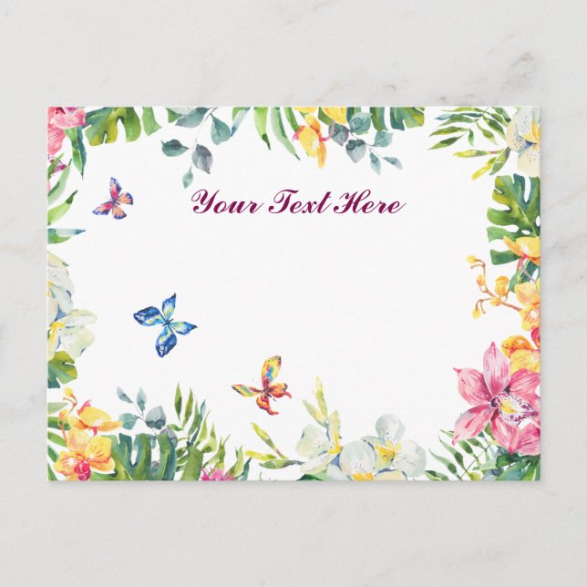 Create Your Own personalize Postcard (Front)