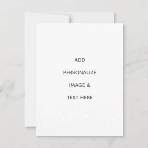 Create Your Own Personalize RSVP Card