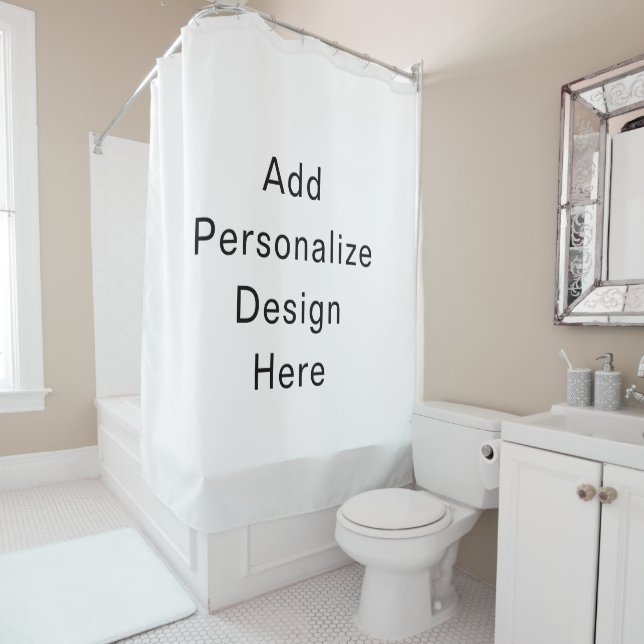 create your own personalize shower curtain (In Situ)